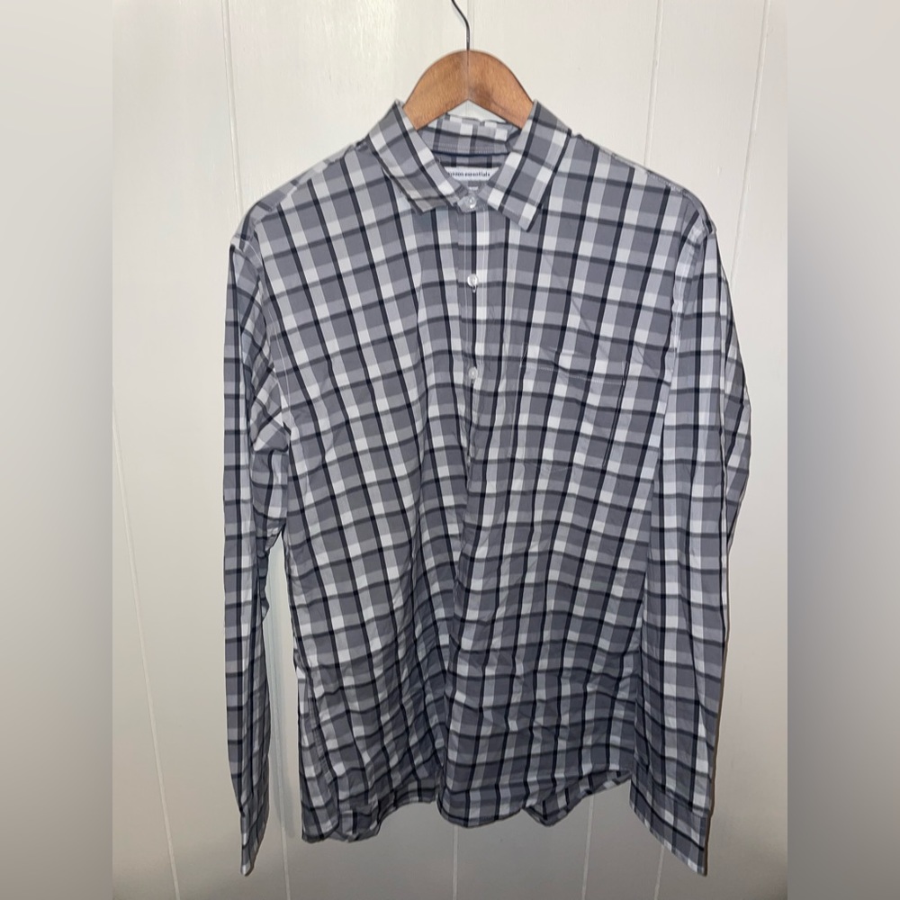 Amazon Basic Plaid Button-up